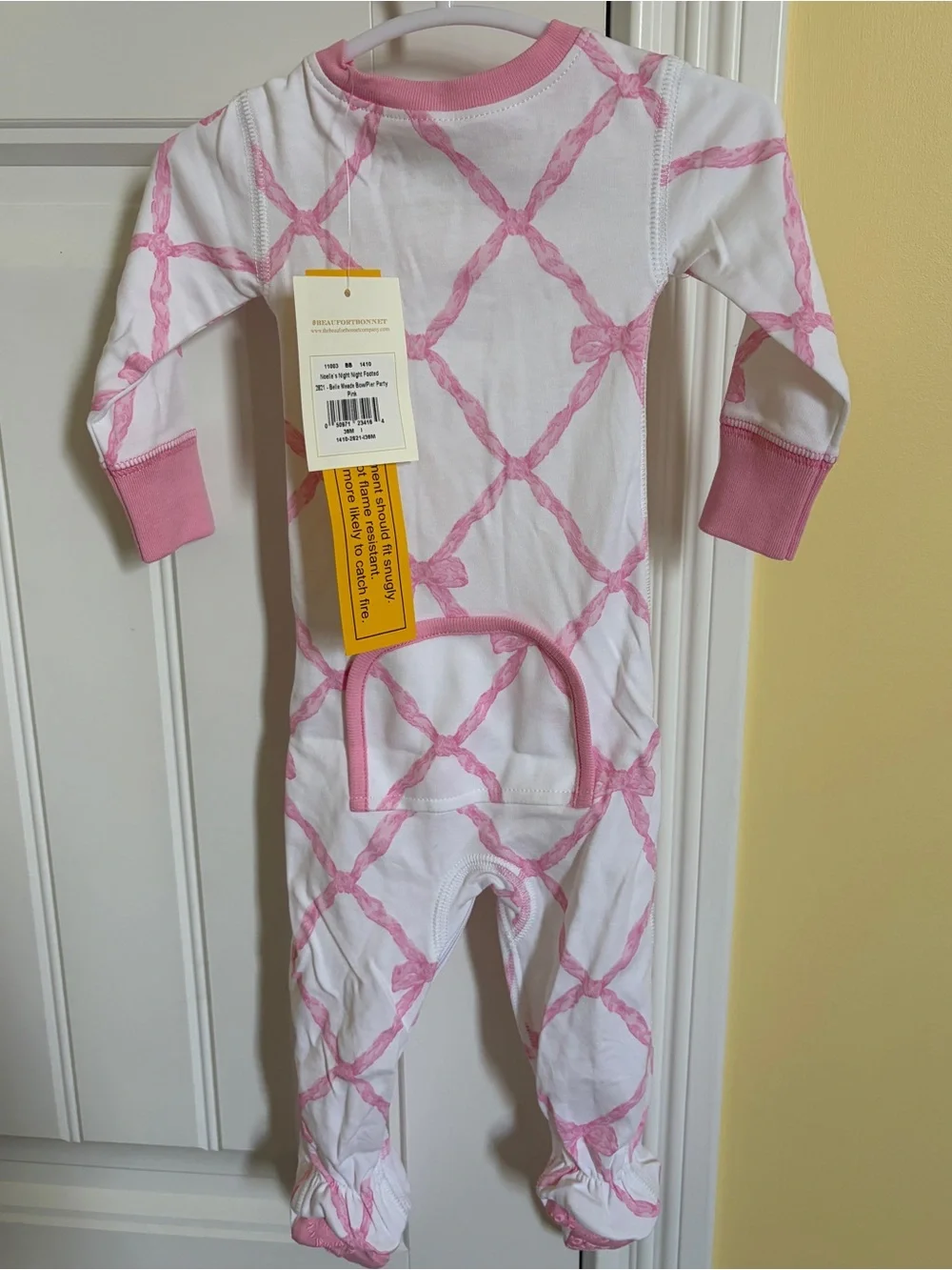 TBBC Noelle's Night Night in Belle Meade Bow (size 3-6m)